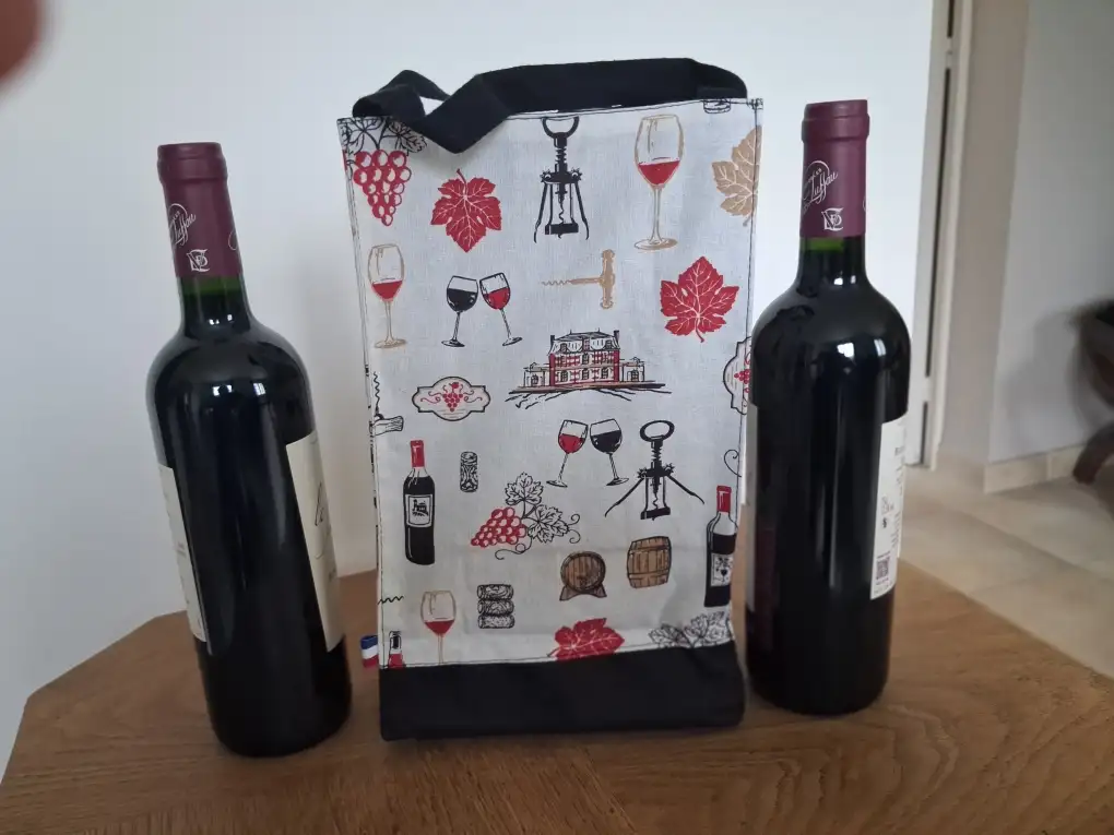 Sac pour 2 bouteilles de vin
