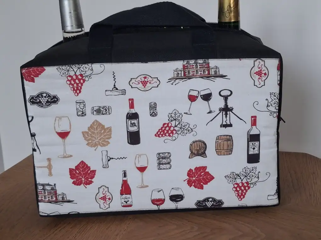 Sac de transport pour 3 bouteilles de vin