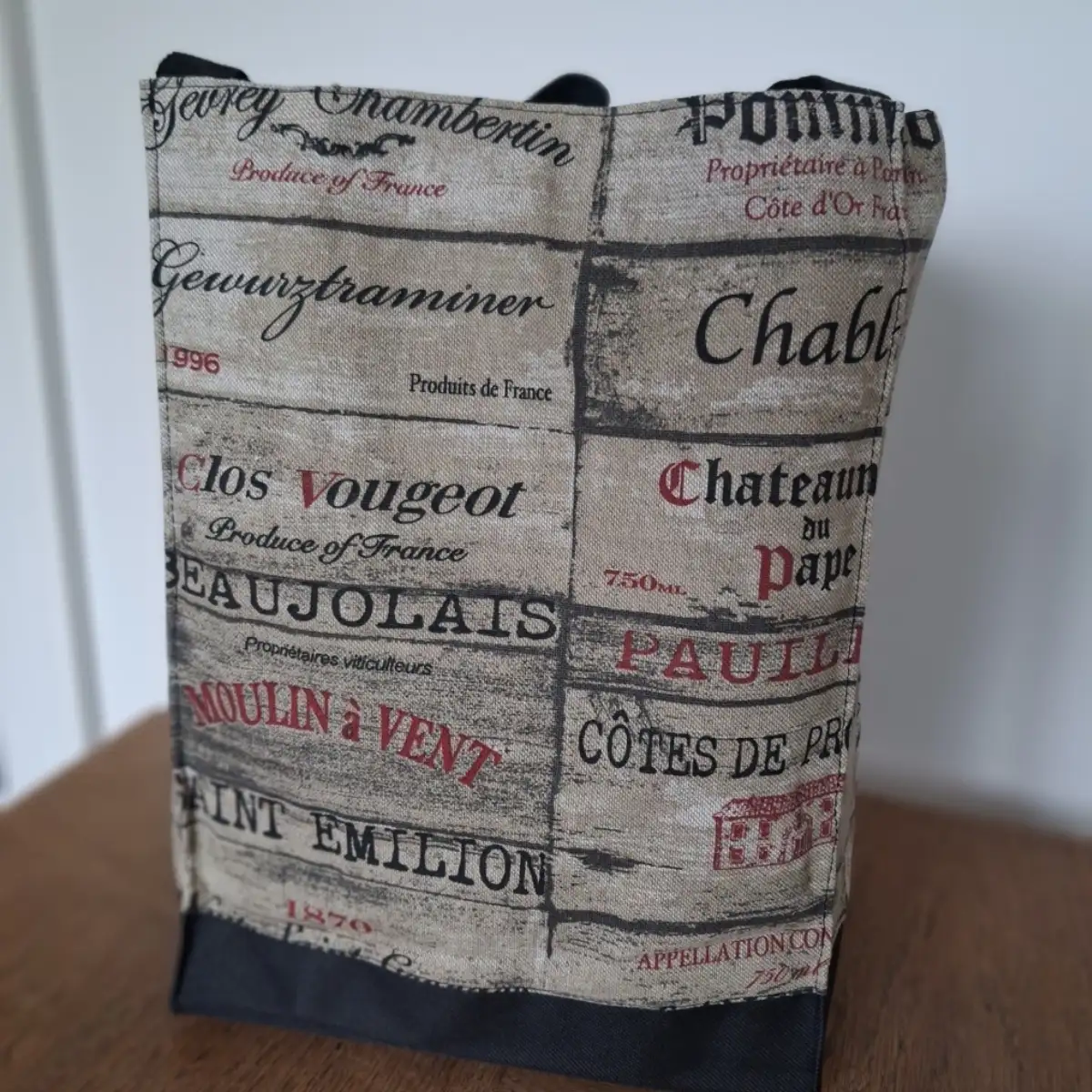 Sac de transport pour 3 bouteilles de vin